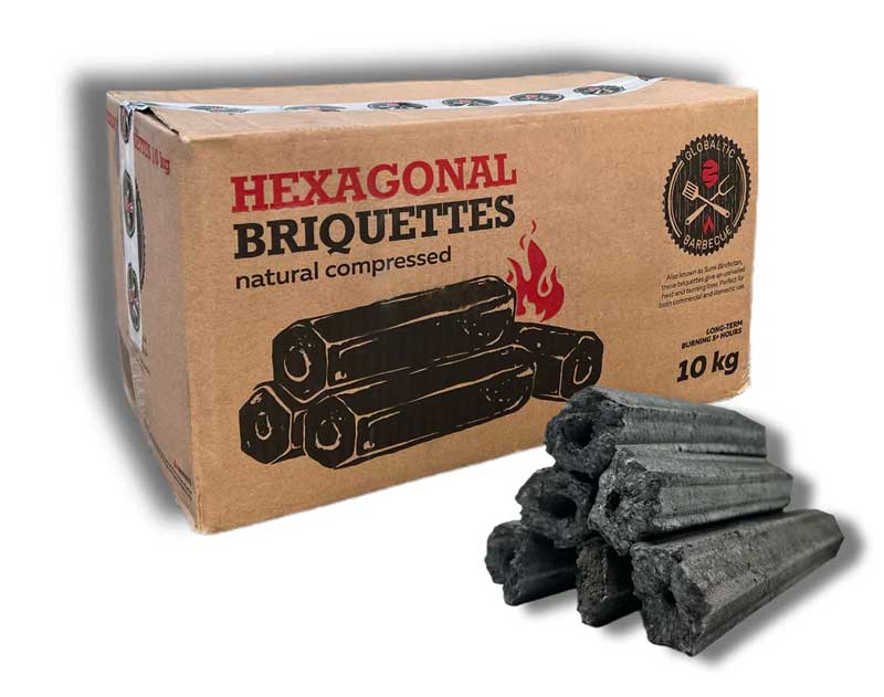 Hexagonbriketter 10 kg